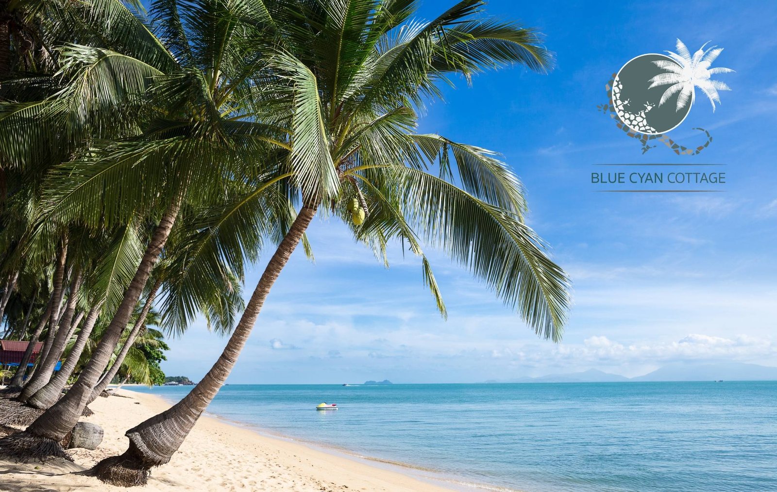 Plage de Maenam à Koh Samui, proche de la résidence Blue Cyan Cottage.